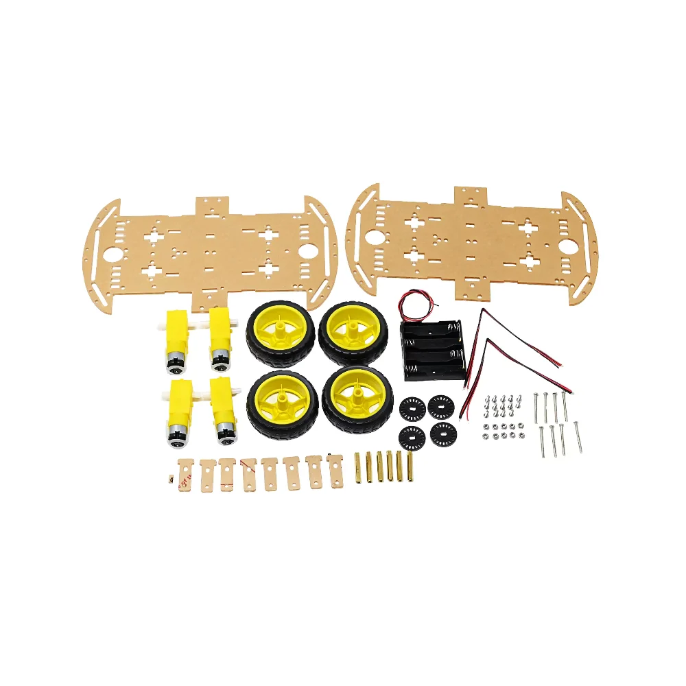 4-Wheel Drive DIY Smart Robot Car Chassis Kit